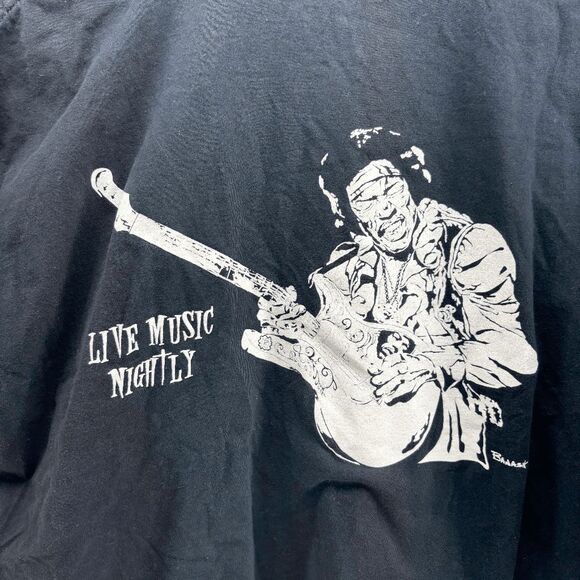 Jimmy Hendrix Back Logo La Papagayo Leucadia CA Club Shirt Size L No tags - Picture 1 of 5